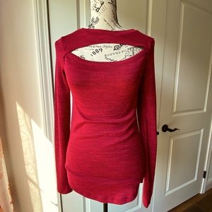 Juicy Couture Red long sleeve top. Size S